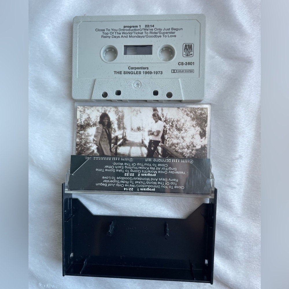 Carpenters "The Singles 1969-1973" Audio Cassette Tape - A&M Records